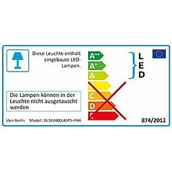 Idena Guirlande lumineuse LED - blanc chaud