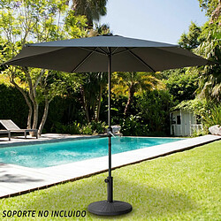 Aktive Parasol rond 3 m - Anthracite