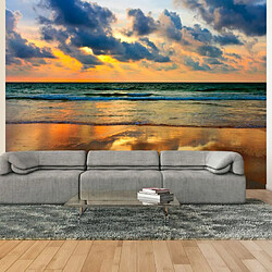 Paris Prix Papier Peint - Coucher de Soleil Coloré Papier peint intissé - Multicolore - Dimensions 309 x 400 cm - Résistant à l'eau et à la saleté