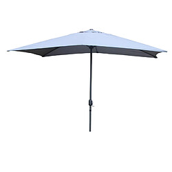 Concept Usine Parasol gris rectangle 2,95 x 2,95 m SPEZIA