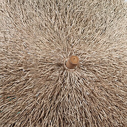 Helloshop26 Parasol en bambou - Toit en feuille de bananier 210 cm