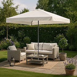 Elios parasols Parasol de jardin - blanc crème