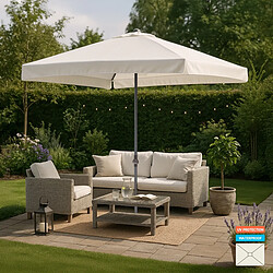 Elios parasols Parasol de jardin - blanc crème
