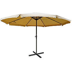 Mendler Parasol aluminium 5 m - Crème