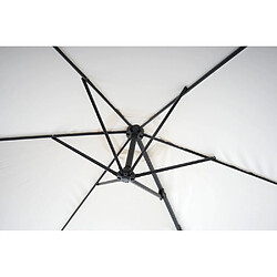 Acheter Decoshop26 Parasol mural déporté - Crème