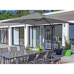 Alizé Parasol déporté carré - Gris