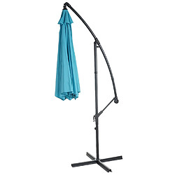 Acheter Mendler Parasol déporté Acerra - Turquoise
