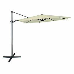 Aktive parasol déporté carré - Beige