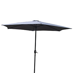 Concept Usine Parasol gris rond 2,94 x 2,94 m PORTOFINO