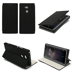 XEPTIO Sony Xperia XA2 Ultra - Étui Noir Étui luxe en cuir PU - Protection intégrale, stand intégré - Sony Xperia XA2 Ultra