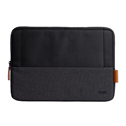 Trust Lisboa 13.3" Noir/Gris Housse pour ordinateur portable 13.3" - Design monochromatique - Compact et léger - Compartiment unique