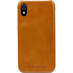 Alpexe Coque iPhone XR Cuir Marron