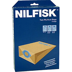 Nilfisk sacs pour aspirateur GS/GM80 - Lot de 5