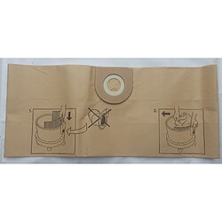 Sacs aspirateur papier pour Vax Série 2000 - Lot de 5 Sacs d’aspirateur compatibles Vax Série 2000 - Papier filtrant - Pour aspirateurs avec sac - Installation simple