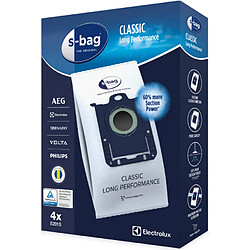 Electrolux sacs aspirateur s-bag E201S - Lot de 4
