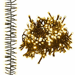 VidaXL Guirlande lumineuse 3000 LED 23 m - Blanc chaud