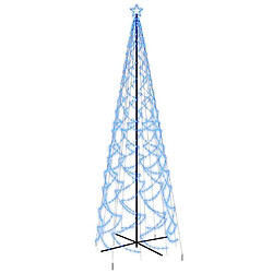 VidaXL Arbre de Noël Cône LED - Bleu - 500 cm