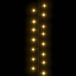 vidaXL Guirlande à LED - Blanc chaud - 45 m pas cher