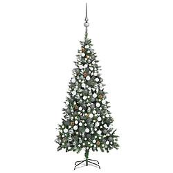 vidaXL Arbre de Noël artificiel 210 cm avec pommes de pin
