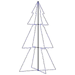 VidaXL Arbre de Noël cône 300 LED - Bleu