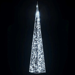 Acheter vidaXL Cône LED Acrylique 90 cm