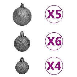 vidaXL Arbre de Noël pré-éclairé - 150 cm - Vert