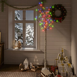 vidaXL Sapin 180 LED Saule - 1,8 m Blanc