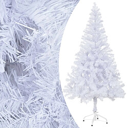 vidaXL Arbre de Noël artificiel blanc - 150 cm