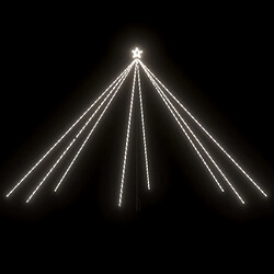 vidaXL Sapin cascade LED 800 blanc froid