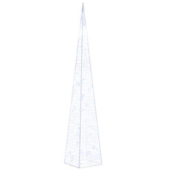 vidaXL Cône lumineux décoratif - Bleu - 60 cm