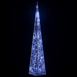 Acheter vidaXL Cône lumineux décoratif - Bleu - 60 cm