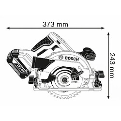 Bosch GKS 18V-57 G - Ø165mm