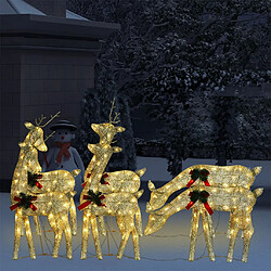 vidaXL Rennes de Noël 180 LED