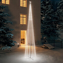 vidaXL Sapin cône 752 LED 5 m - Blanc froid