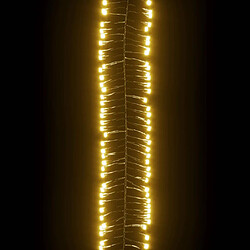 Guirlande LED vidaXL 17 m Blanc chaud pas cher