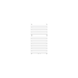 LuxeBath Design plat - 500 x 800 mm - Blanc