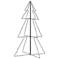 vidaXL Arbre de Noël cône 160 LED