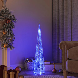 Cône lumineux décoratif vidaXL 90 cm - LED Bleu
