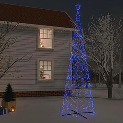 vidaXL Arbre de Noël cône - 3000 LED Bleues