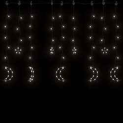 Avis vidaXL Guirlande lumineuse étoile et lune 345 LED