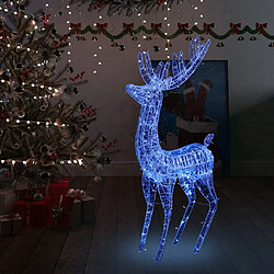 vidaXL Renne de Noël XXL 250 LED 180 cm Bleu