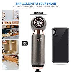 Sèche-cheveux professionnel ionique - Gris