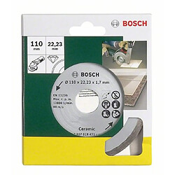 Bosch Disque diamant tronçonner carrelage - 110 mm