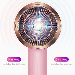 Sèche-cheveux professionnel ionique - Rose pas cher