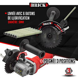 Acheter Scie circulaire BRICK 1200W double lame multimatériaux