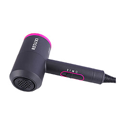 Sèche-cheveux de voyage ionique - Noir rouge