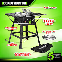 Scie circulaire Constructor 2000W