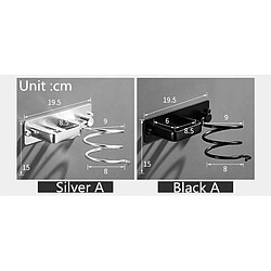 Avis Étagère murale pour sèche-cheveux - Argent