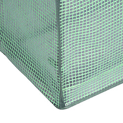 Helloshop26 Serre avec étagères blanches 143x215x195 cm 19_0000968