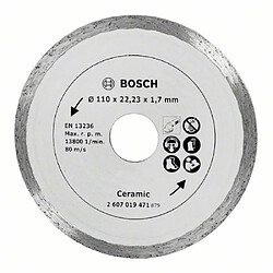 Bosch Disque diamant tronçonner carrelage - 110 mm